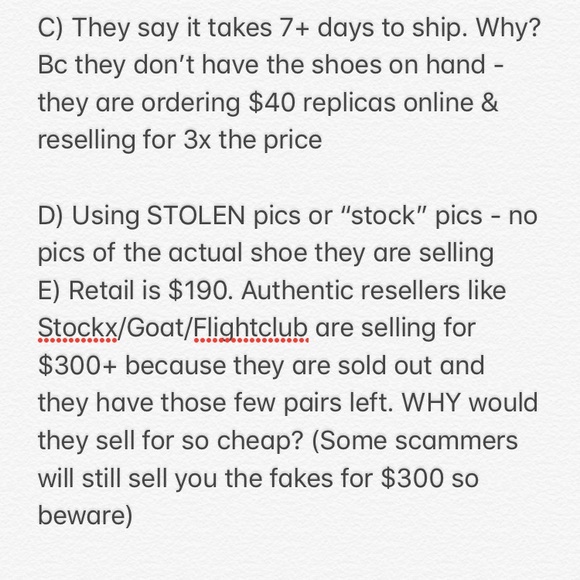NIKE/JORDAN/VAPORMAX PLUS - SCAMMER ALERT - Picture 4 of 5